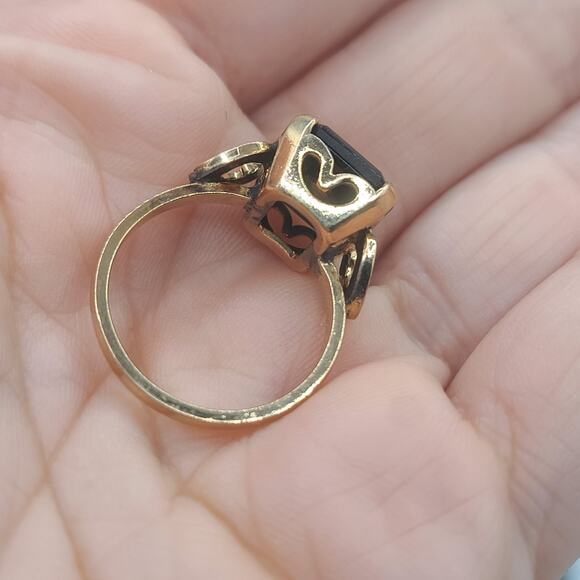 Vintage Masonic Ring 10kt Gold Filled Order Of The Eastern Star Size 6.5 - Picture 8 of 12